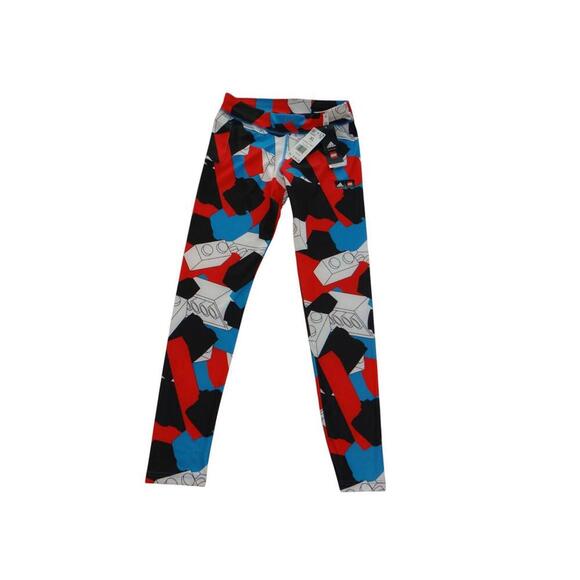 Adidas LEGO Pattern YOUTH Leggings XL - Picture 1 of 3
